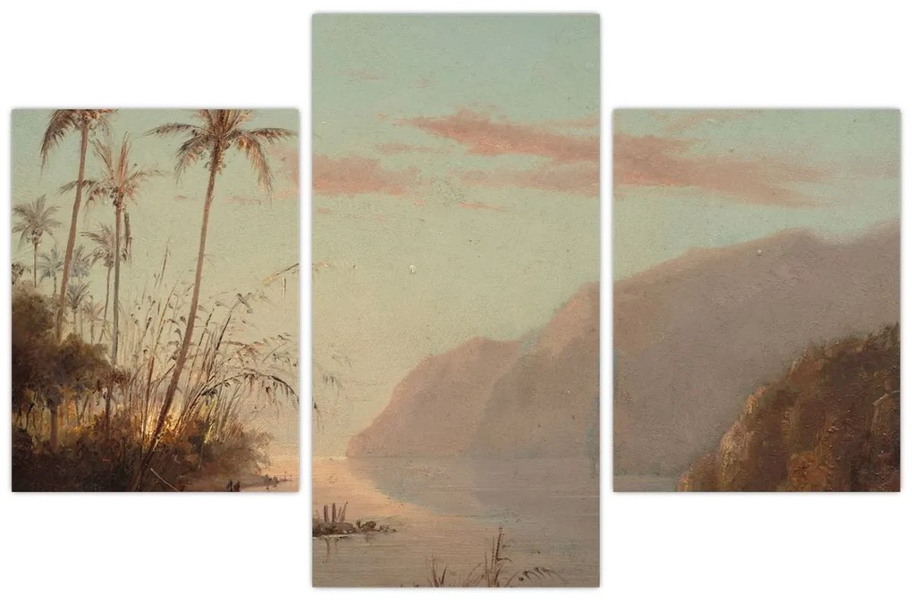 Tablou - Camille Pissarro, A creek in st. Thomas (Virgin Islands), reproducere (90x60 cm)