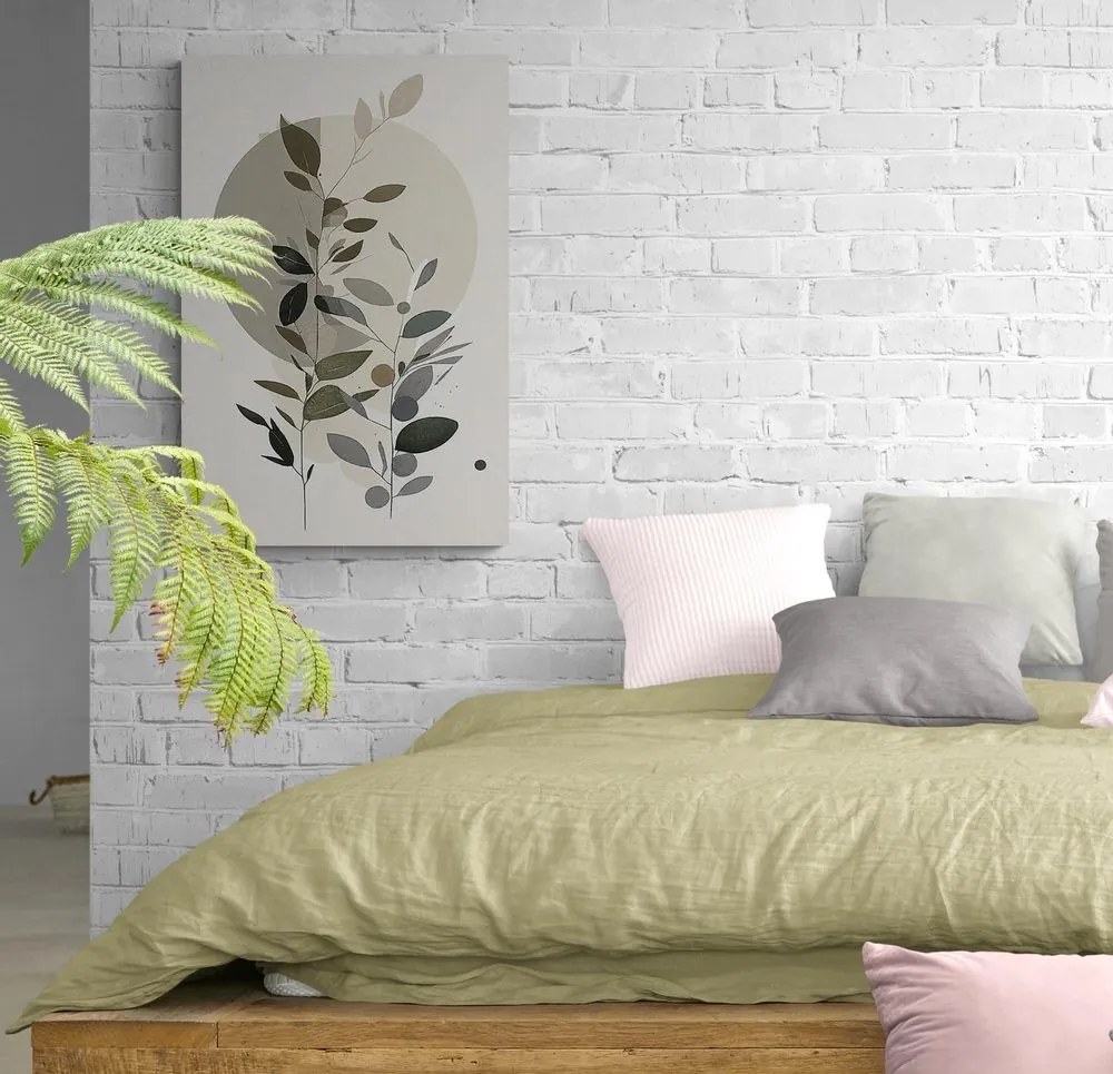Tablou plante minimaliste în stil boho