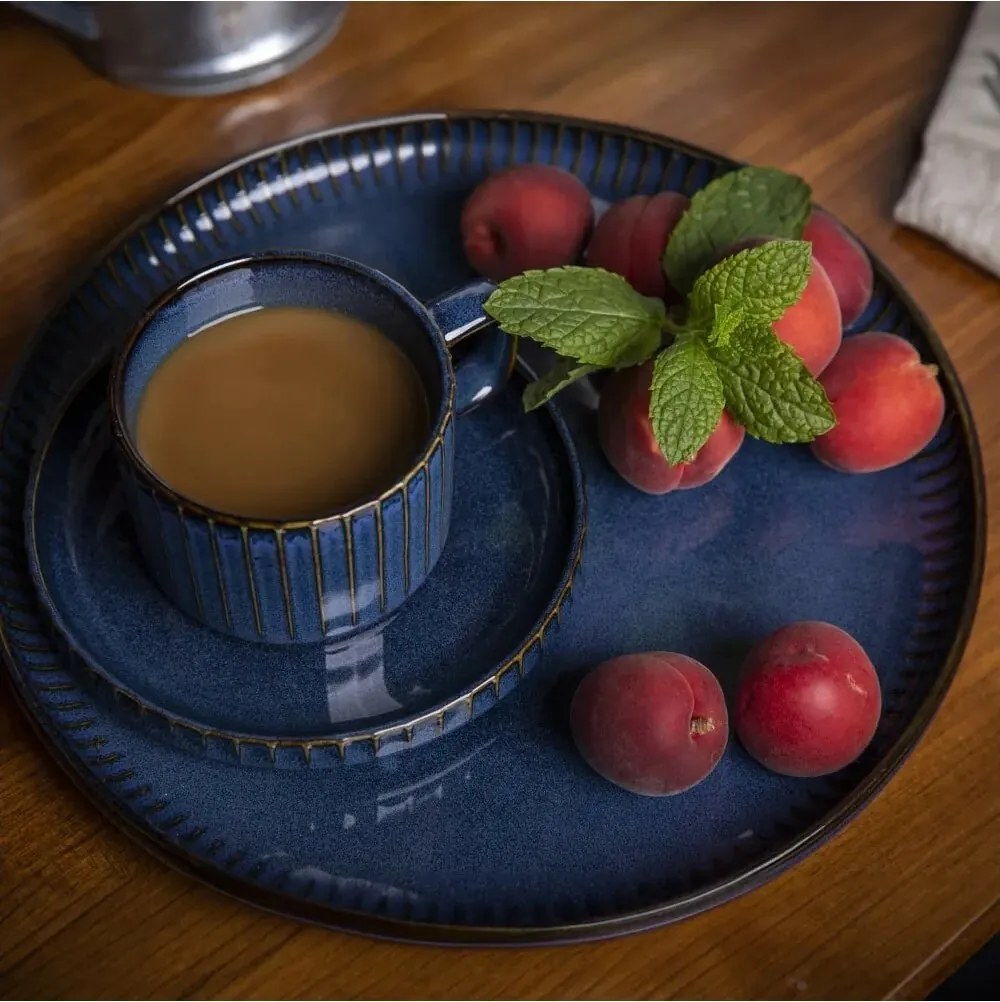 Altom Set of 2 saucers Reactive Stripes 14 cm