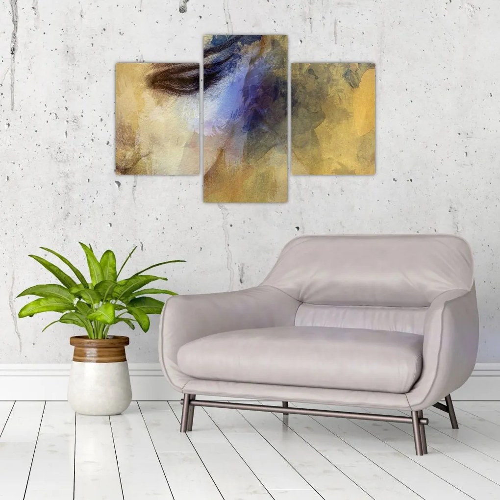 Tablou - Portretul femeii, desen (90x60 cm)