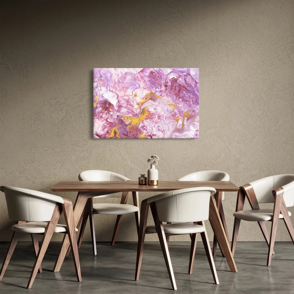 Tablou - Abstract roz (90x60 cm)