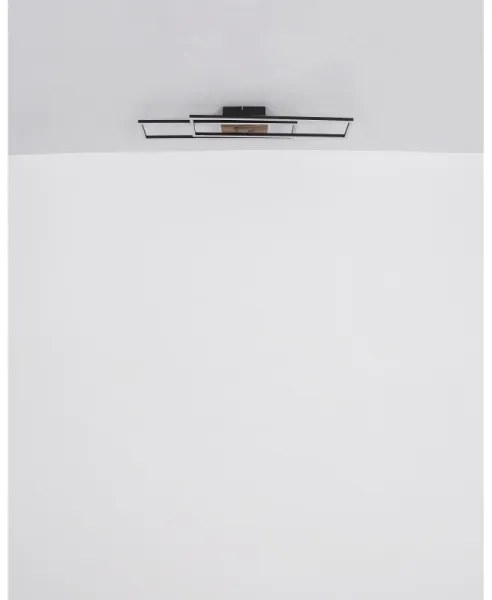 Plafonieră LED Globo 67208-30 DAKARI LED/30W/230V 3000K 60x80 cm negru