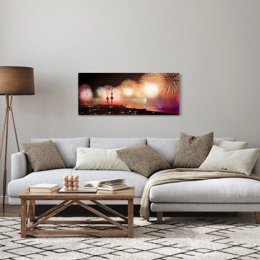 Tablou cu artificii (120x50 cm)