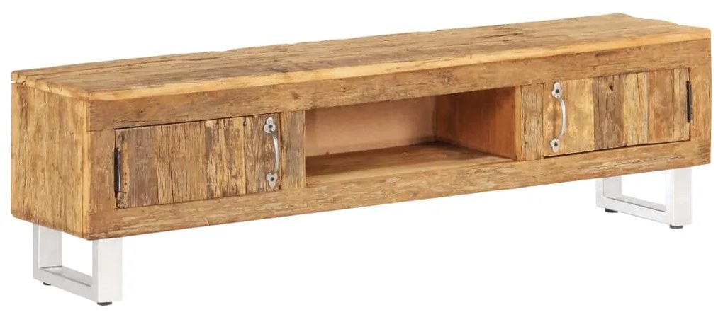 vidaXL Comodă TV, 140 x 30 x 40 cm, lemn masiv reciclat