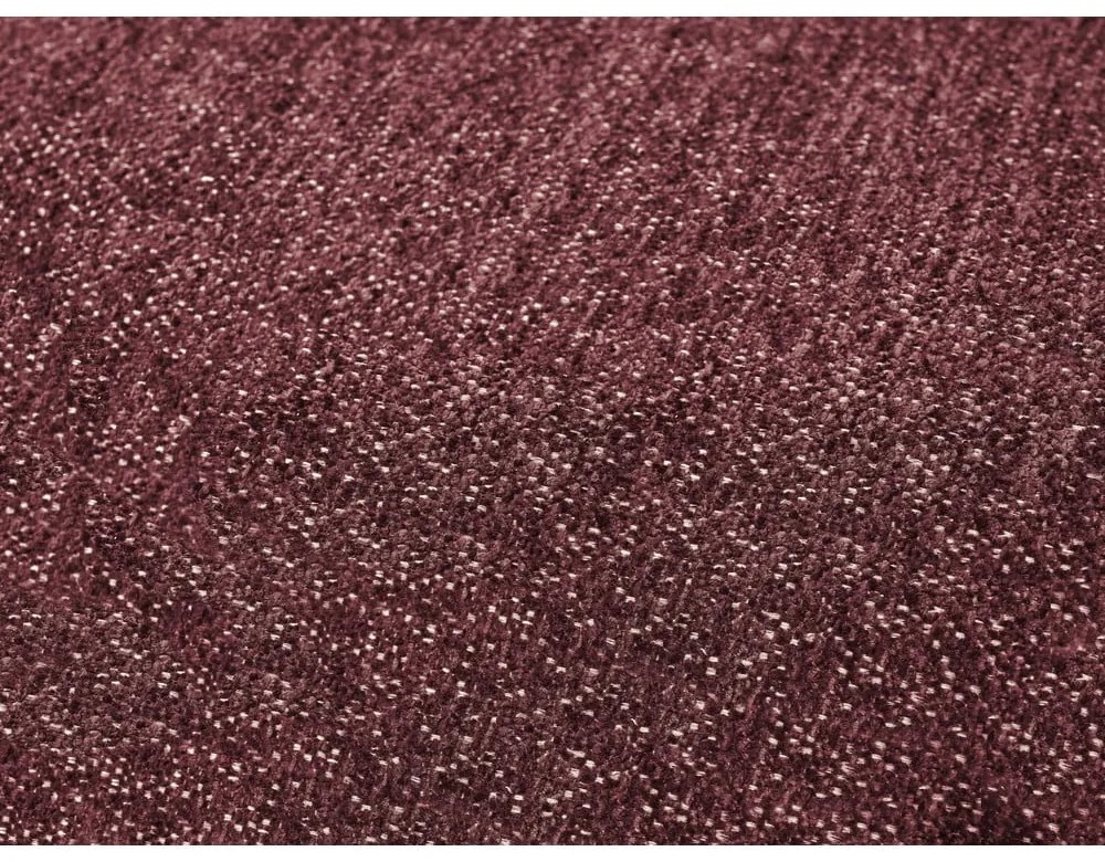 Colțar burgundy extensibil/cu spațiu de depozitare cu tapițerie din chenille (cu colț pe partea stângă/în formă de ”L”) Everest – Bobochic Paris