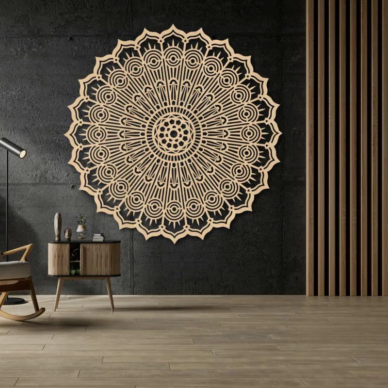 SENTOP | Mandala din lemn pe perete | PERKO