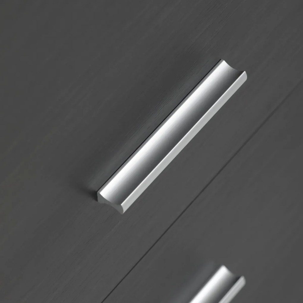 Masă de birou 3218 OAK, negru și stejar