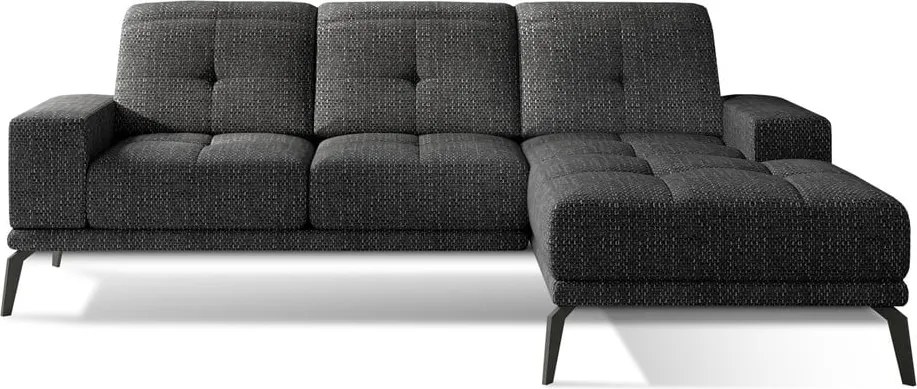 Colțar negru (cu colț pe partea dreaptă/cu șezlong) Torrense – ELTAP