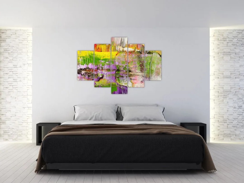 Tablou cu abstracție - pictura (150x105 cm)