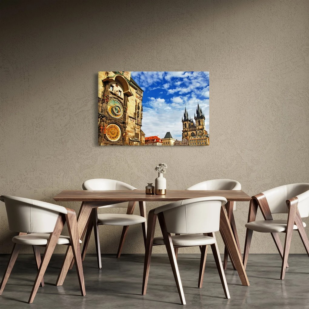 Tablou - Ceasul astronomic din Praga (90x60 cm)