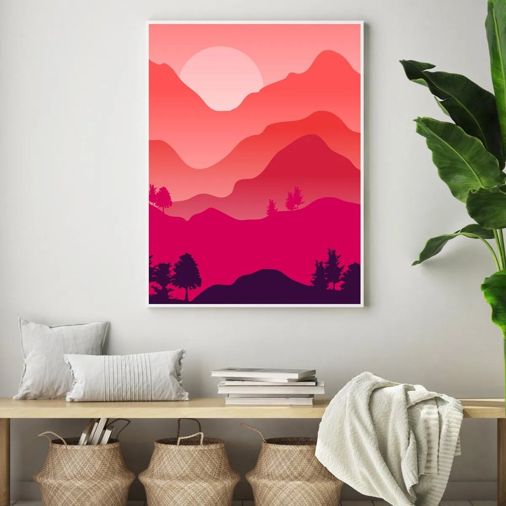 Poster - Peisaj montan (A4)