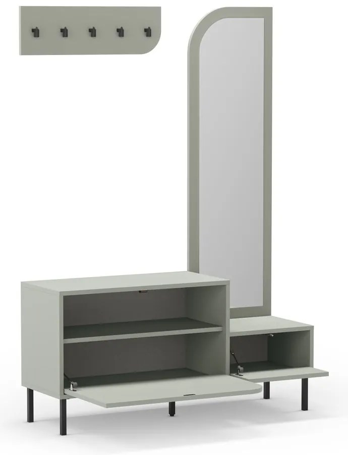 Set pentru hol verde/gri Bea – Marckeric