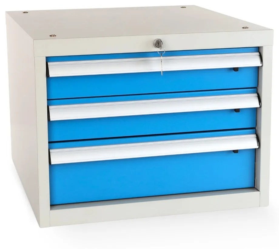 Masa atelier Solid MDF-31, 180 cm, 2 cutii suspendate, negru