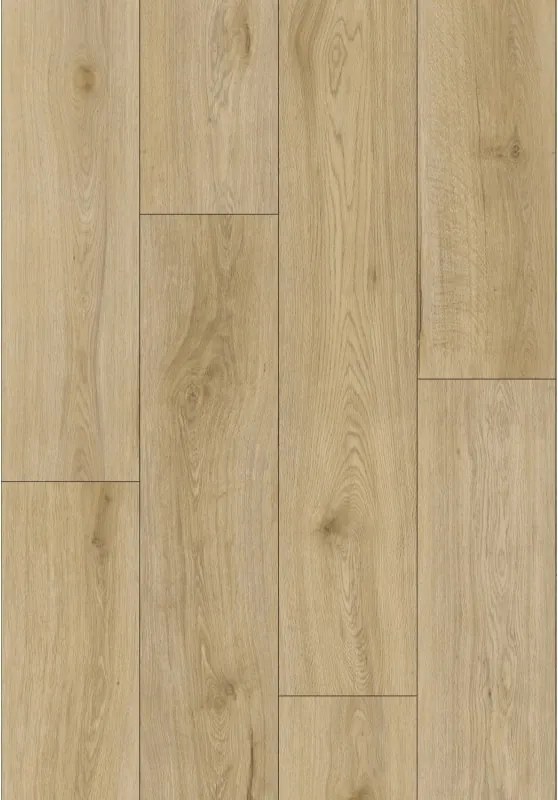 Mexen Charter Oak panouri din vinil 1227 x 187 mm LVT Dryback 2,5 mm, substrat PVC, 4 V-Fuga, Stejar - F1322-1227-187-255-4V1-01