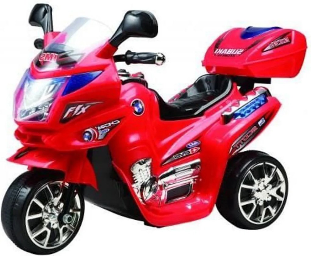 Motocicleta Electrica cu Acumulator Pentru Copii NOVOKIDS™ Moto Classico 51, 3-6 ani, max 25 kg, Cu Sunete , Trotineta Electrica, 3 Roti, MERS CU