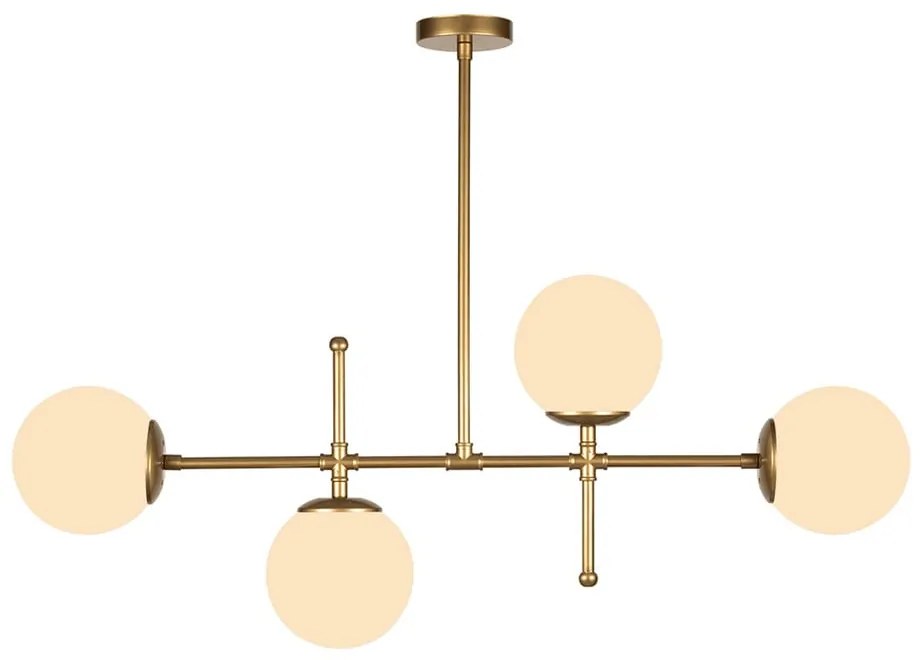 Lustră Squid Lighting Kruva, înălțime 57 cm, auriu