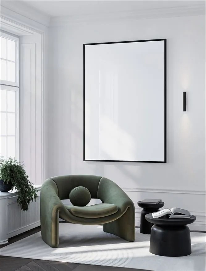 Aplica LED iluminat sus si jos RIVETA negru