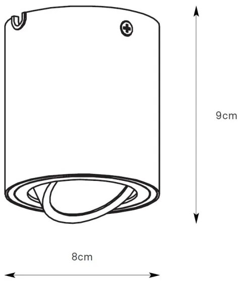 Markslöjd 109020 - Spot LED reglabil DIRETTO LED/5W/230V, alb