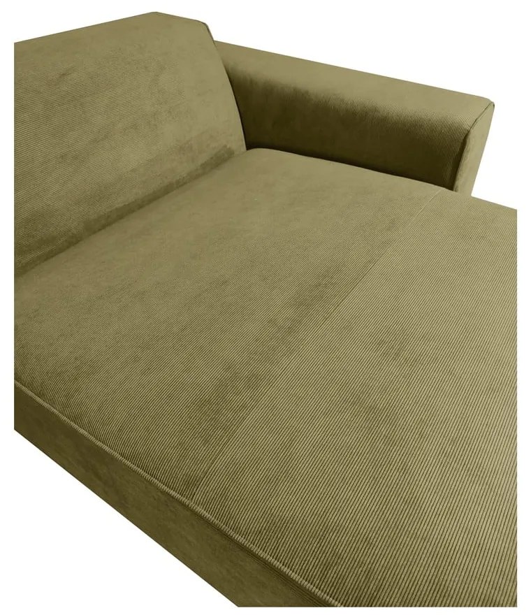 Modul pentru canapea verde din catifea reiată (partea stângă ) Sting - Scandic