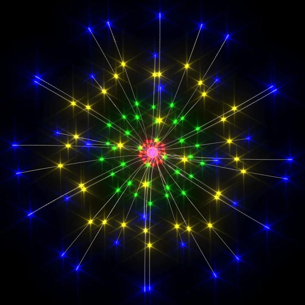 Lampa cu artificii de Craciun, 140 LED-uri, multicolor, 20 cm 1, Multicolour