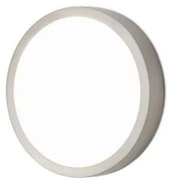 Aplica LED de perete sau tavan, Bully 14cm satin chrome