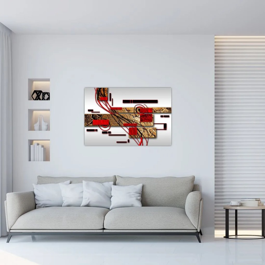 Tablou cu abstracție (90x60 cm)