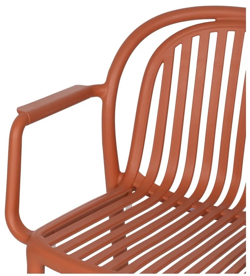 Scaun de dining teracotă din plastic Alia – Ixia