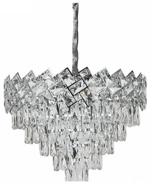 Candelabru Cristal, Elit'S, Esn Amora,50cm, Cromat