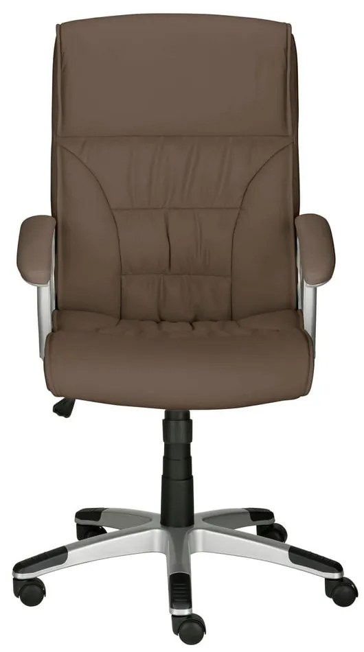 Scaun de birou maro din imitație de piele Flori – Støraa