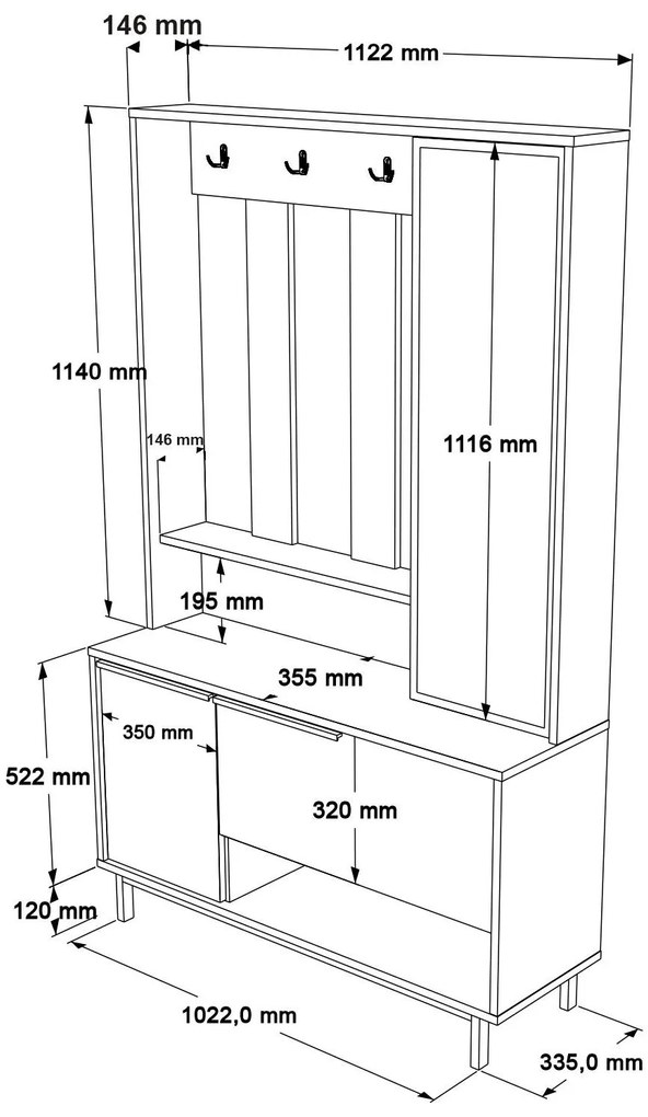 Mobilier Hol Nimelo 11 (Nuc) . 1093976
