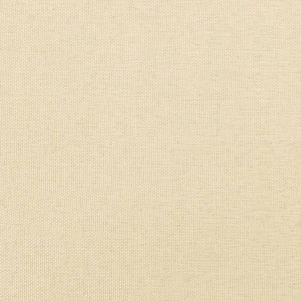 Taburet, crem, 60x60x39 cm, material textil Crem