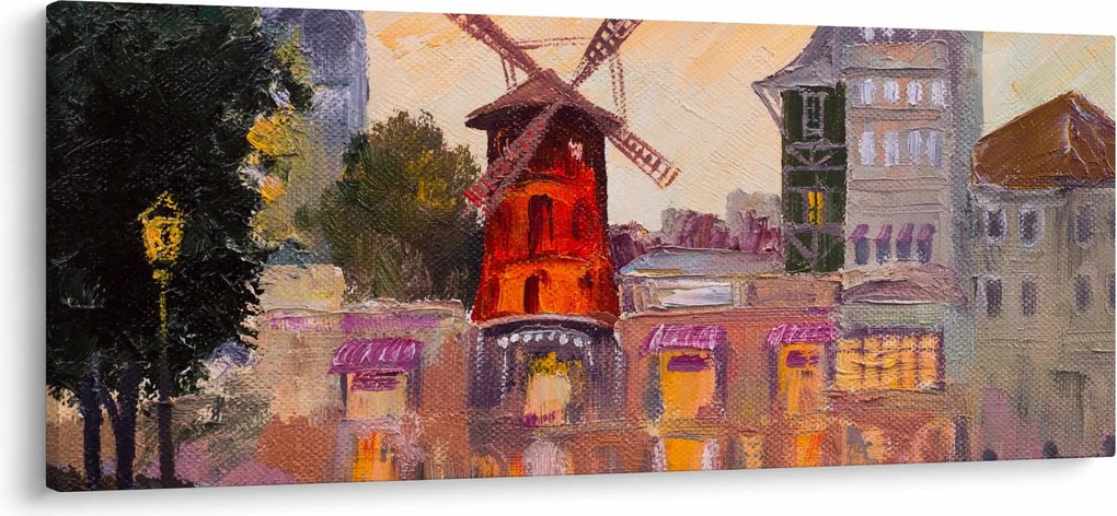 Tablou - Moulin rouge, Paris, Franța (120x50 cm)