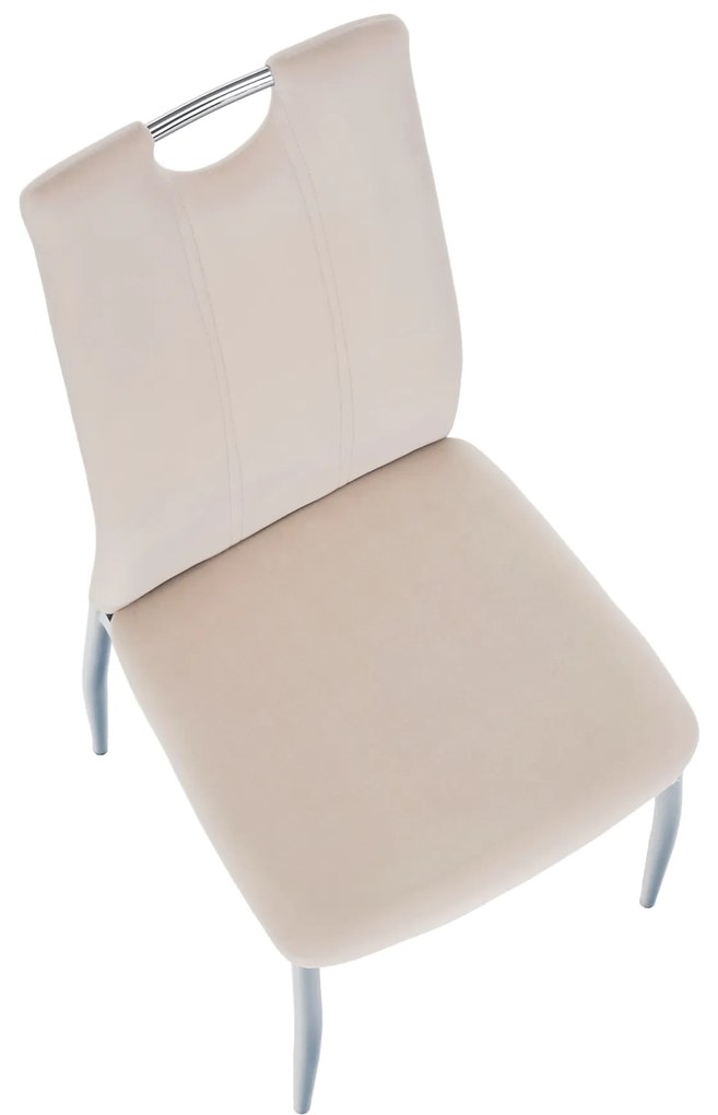 Scaun de sufragerie Don Juan NEW (bej + Crom). 1028865