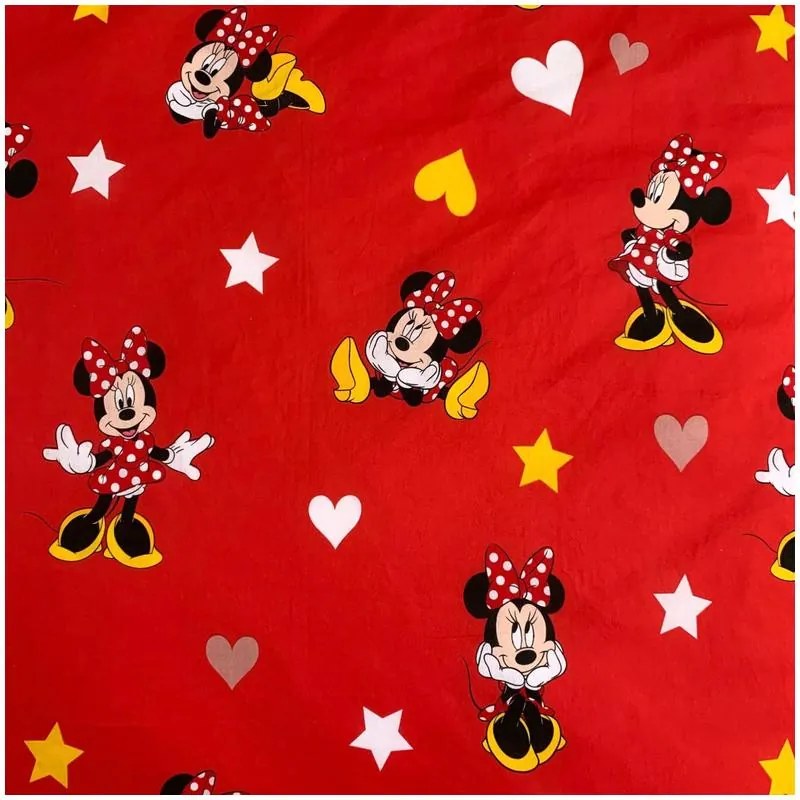 Disney Minnie Love &amp; Stars Husă pentru lenjerie de pat 140×200 cm, 70×90 cm
