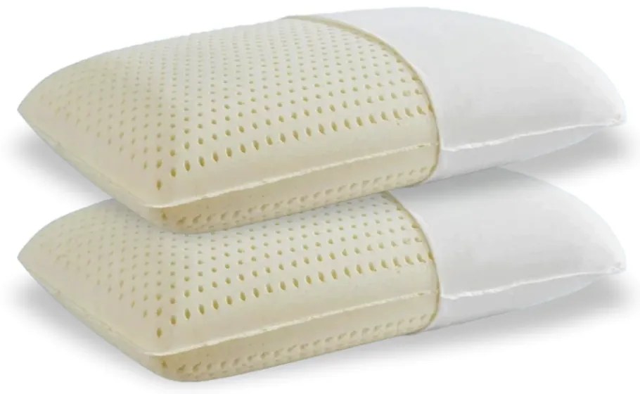 PACHET 2 PERNE AERO-SAN LATEX 249, pernă ortopedică pentru dormit, din latex natural, cu sistem de ventilație al aerului