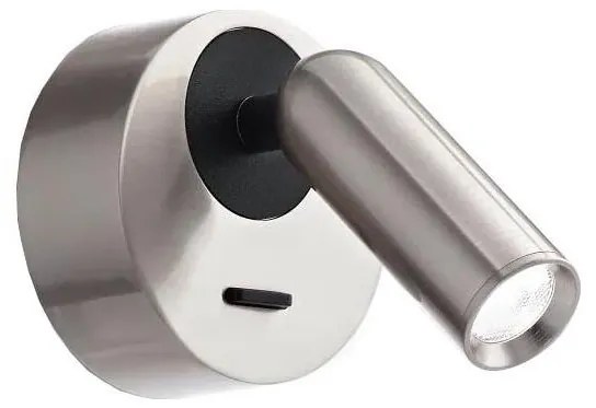 Spot LED de perete Ideal Lux BEAN LED/3W/230V CRI 90 crom lucios