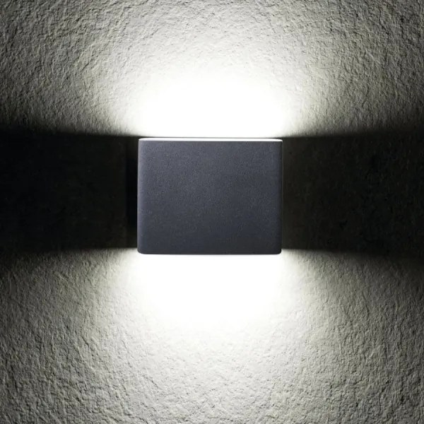 Aplică perete exterior LED GARTO LED/8W/230V grafit