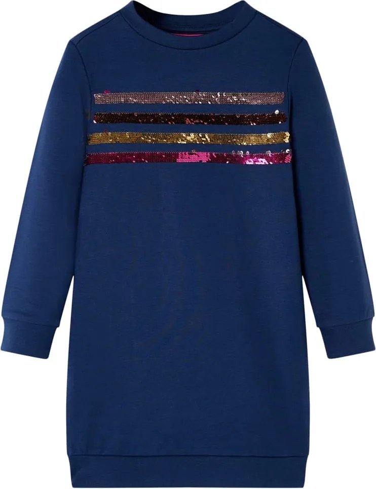 vidaXL Rochie hanorac pentru copii, bleumarin, 104