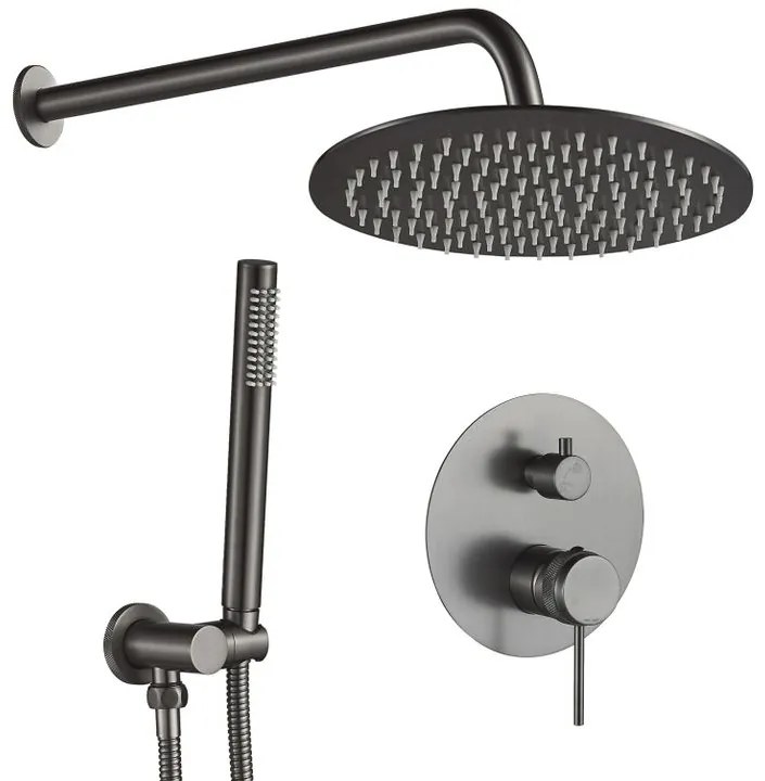 Set de dus incastrat Rea Lungo Grip Gun Gri + BOX