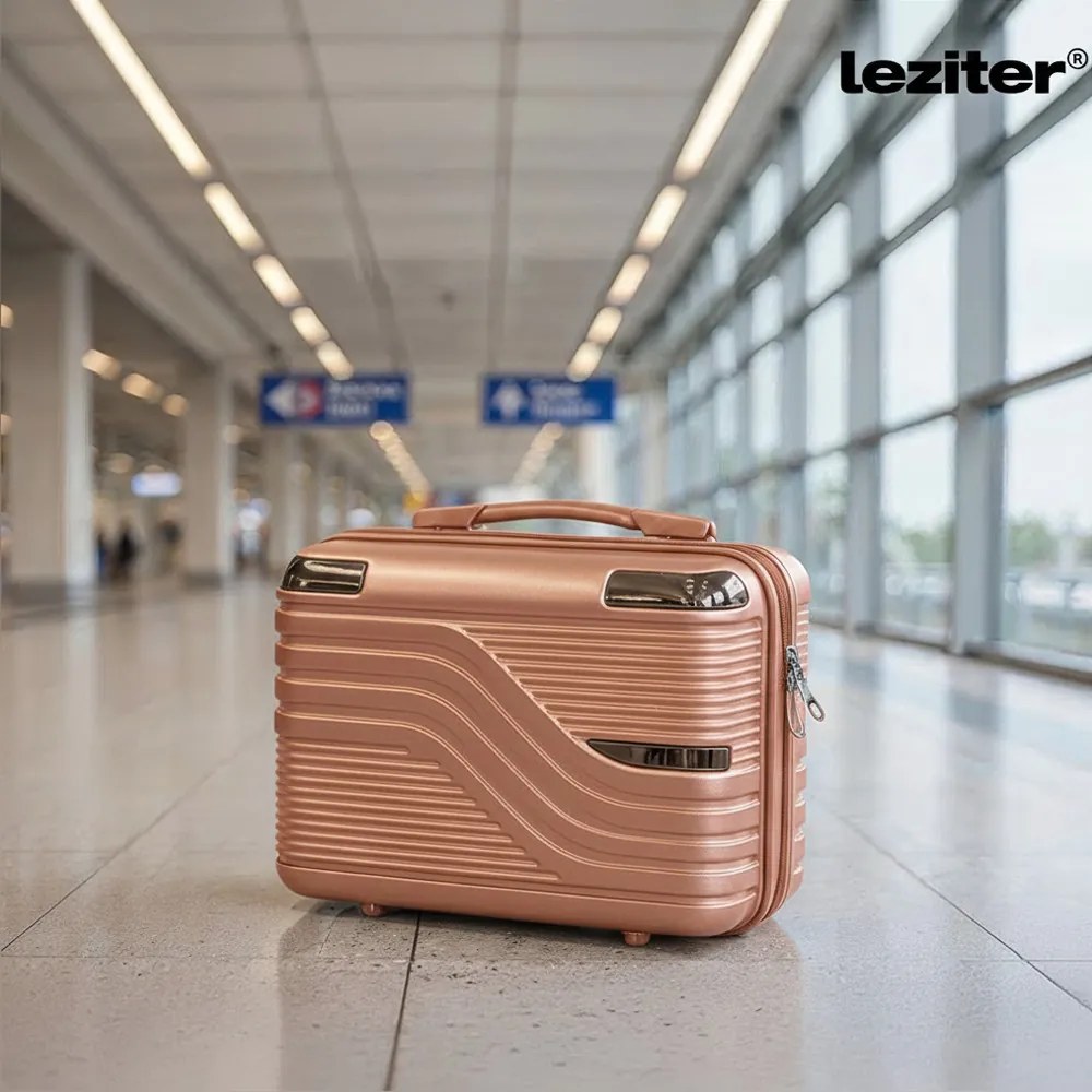 TraveLux Urban valiză mică de mână cu capac dur 28x36x16 cm aur roz