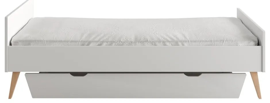 Pat pentru copii alb 120x200 cm Swing – Pinio