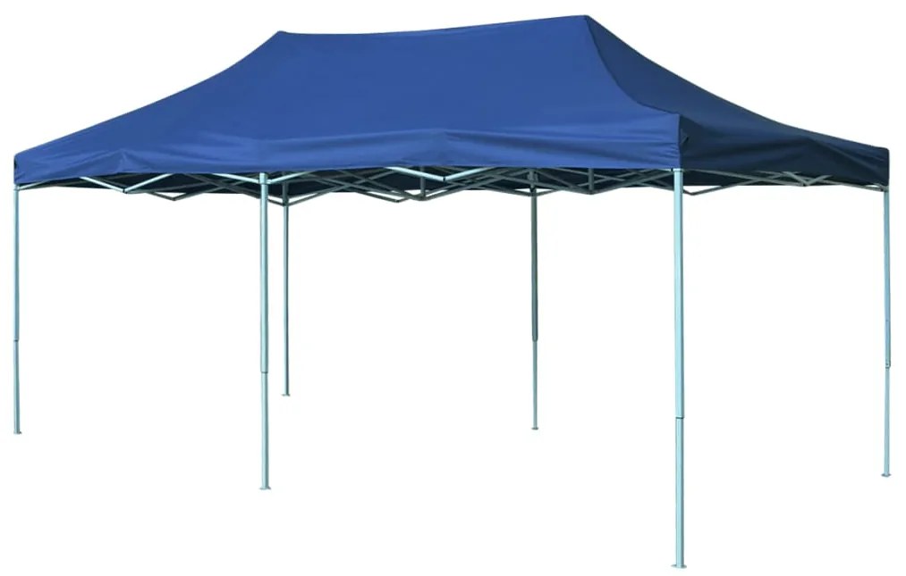 Foldable tent pop-up 3x6 m blue