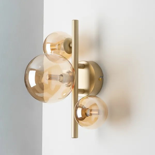 Aplică LED Brilagi MILLA 3xG9/3W/230V auriu