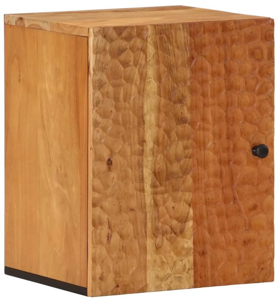 356875 vidaXL Dulap de perete de baie, 38x33x48 cm, lemn masiv de acacia