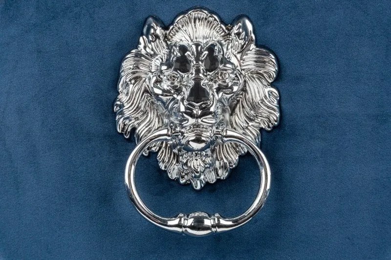 Set 2 scaune stil baroc Modern Barock, albastru regal