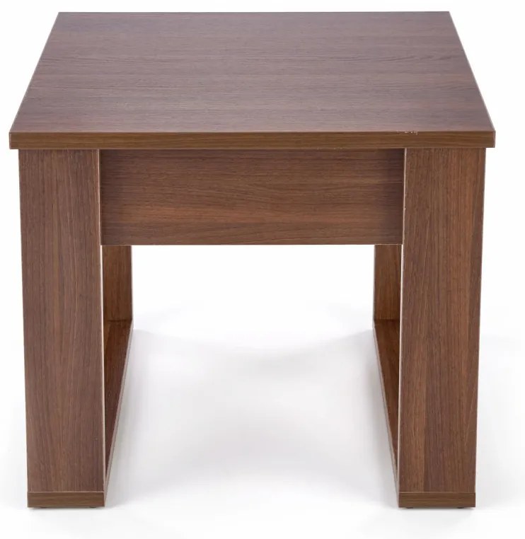 Masuta de cafea Nea patrata nuc inchis L60 cm