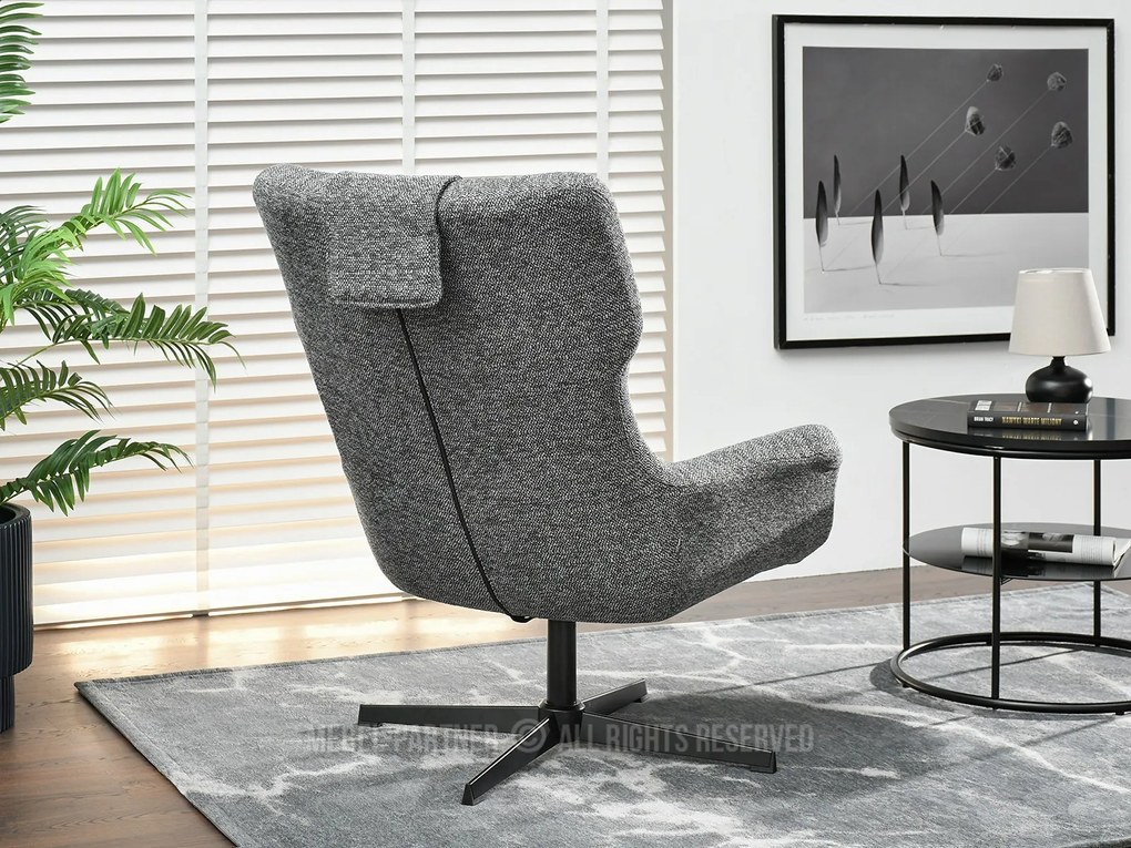 Fotoliu Irma (grafit + negru). Promo -17%. 1110066
