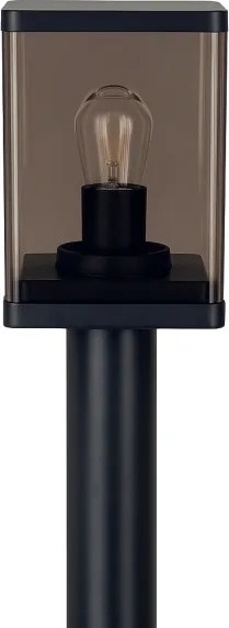 Lampă de exterior 1xE27/60W/230V IP44 negru/maro fumuriu