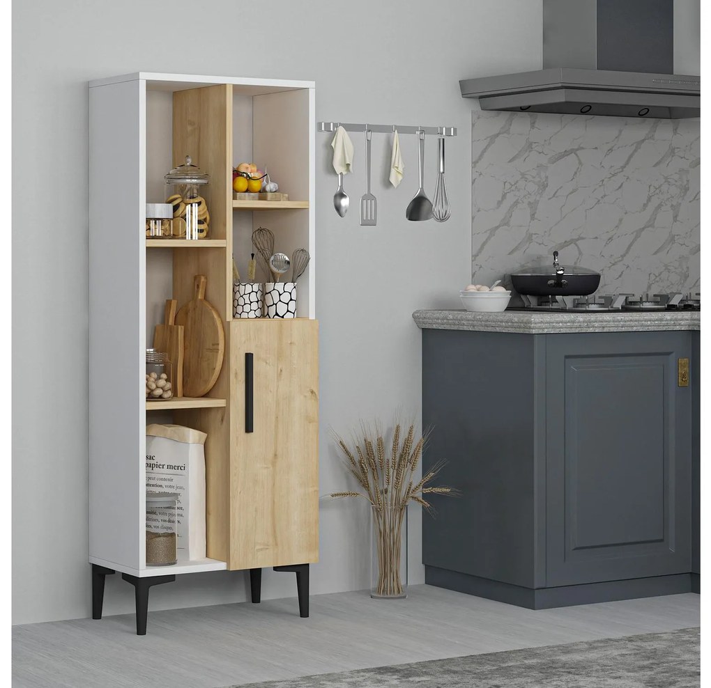 Raft Nobuti (alb + stejar zafir) . 1094216
