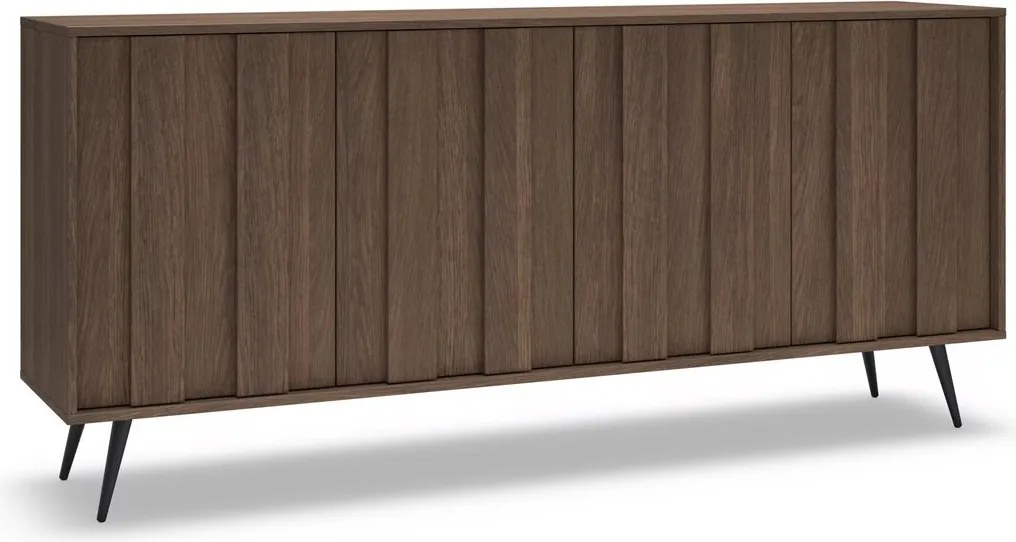 Comodă Flaro 183 cm cu iluminare - stejar Dunin